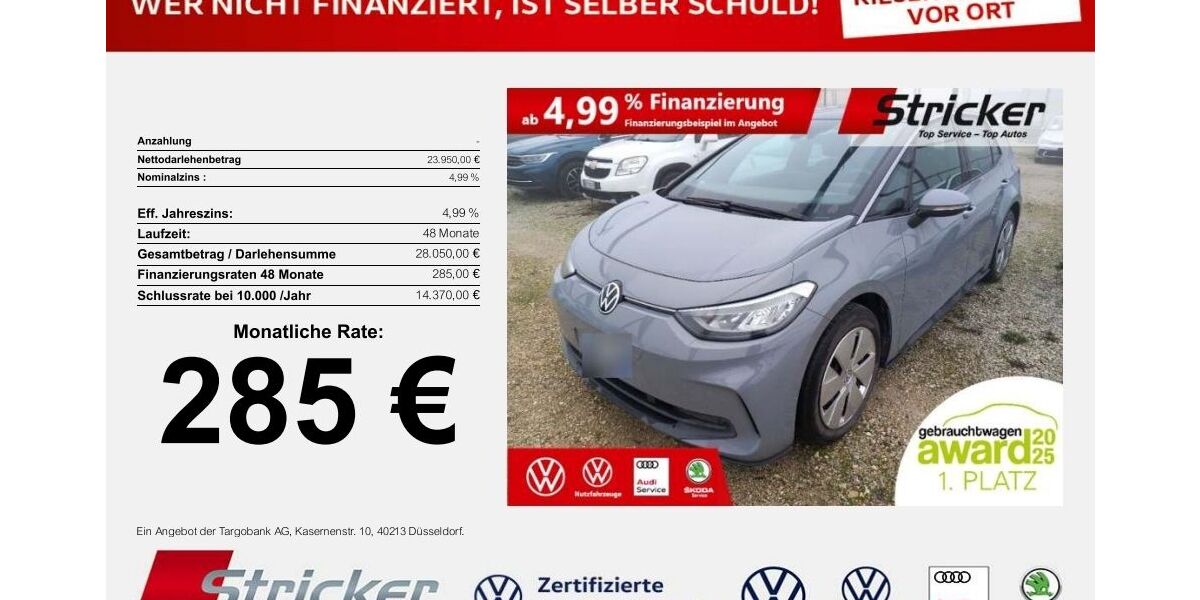VW ID.3 22.864 km 23.949 &euro; Horn-Bad Meinberg 32805