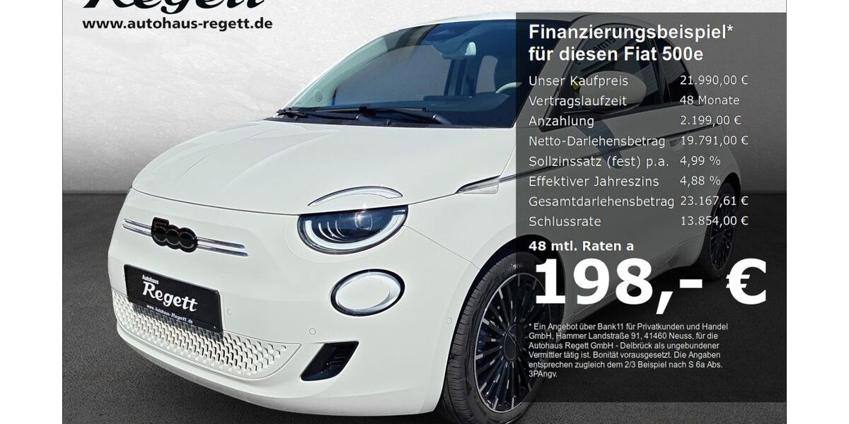 Fiat 500e 35.898 km 21.490 &euro; Delbrück-Westenholz 33129