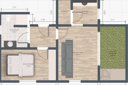 Ideale möblierte Wohnung zu vermieten zimmer