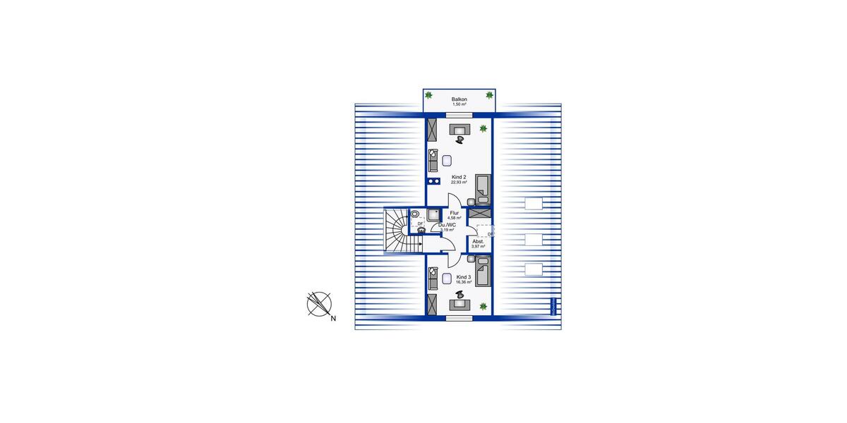 Maisonettenwohnung Bad Lippspringe - 6 Zimmer, 172 m&sup2;, 1.500&euro; | Angebot:26445755