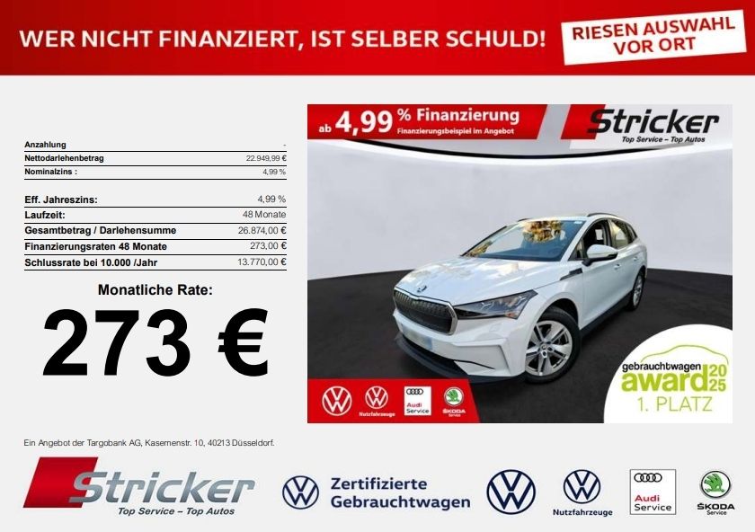 Skoda Enyaq 49.378 km 22.949 &euro; Horn-Bad Meinberg 32805