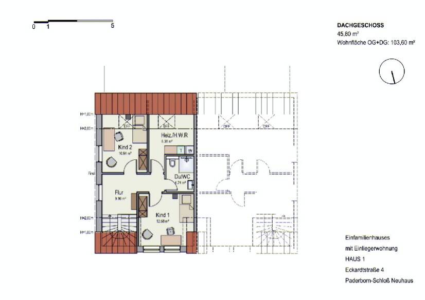 Reihenendhaus Paderborn Schloß Neuhaus - 6 Zimmer, 159 m&sup2;, 739.900&euro; | Angebot:26360196