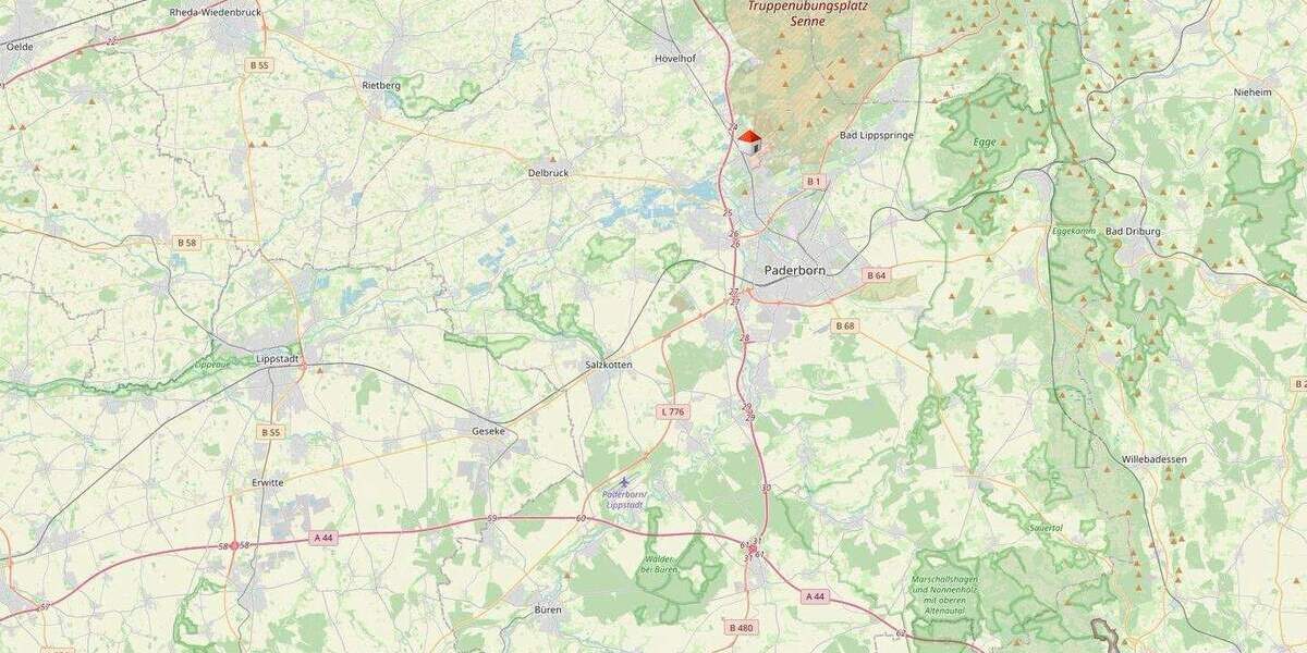 Mehrfamilienhaus, Wohnhaus Paderborn / Sennelager Sennelager - 8 Zimmer, 159 m&sup2;, 449.000&euro; | Angebot:25708783