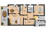 Etagenwohnung Paderborn - 3 Zimmer, 85 m&sup2;, 420.000&euro; | Angebot:27618214