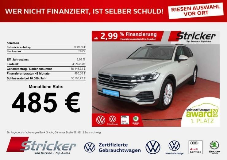 VW Touareg 24.408 km 49.949 &euro; Detmold 32760
