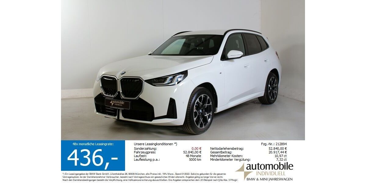 BMW X3 2.300 km 51.839 &euro; Paderborn 33100
