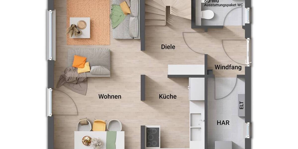 Einfamilienhaus Detmold Heidenoldendorf - 4 Zimmer, 103 m&sup2;, 350.000&euro; | Angebot:26733624
