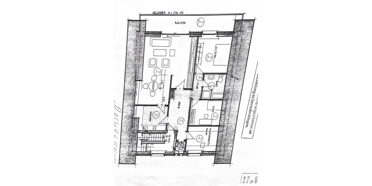 Dachgeschoßwohnung Delbrück - 4 Zimmer, 98 m&sup2;, 1.210&euro; | Angebot:27545422