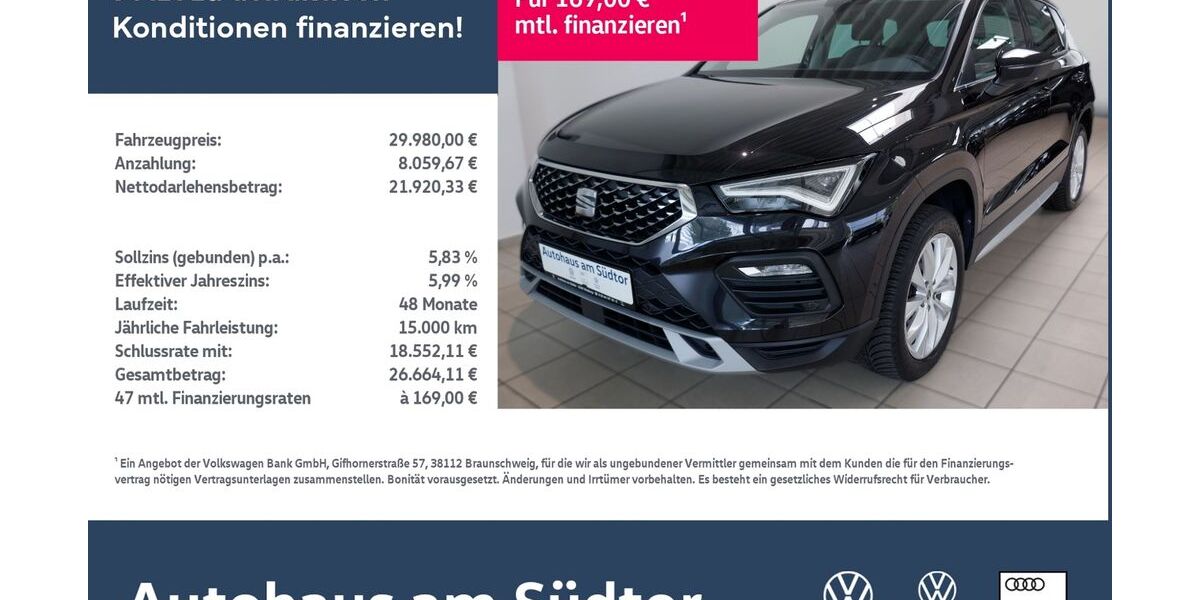 Seat Ateca 25.715 km 29.980 &euro; Rietberg 33397