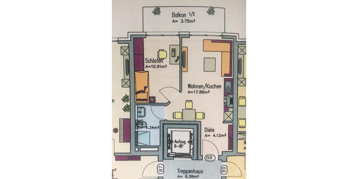 Etagenwohnung Paderborn Univiertel - 2 Zimmer, 41 m&sup2;, 187.000&euro; | Angebot:25852782