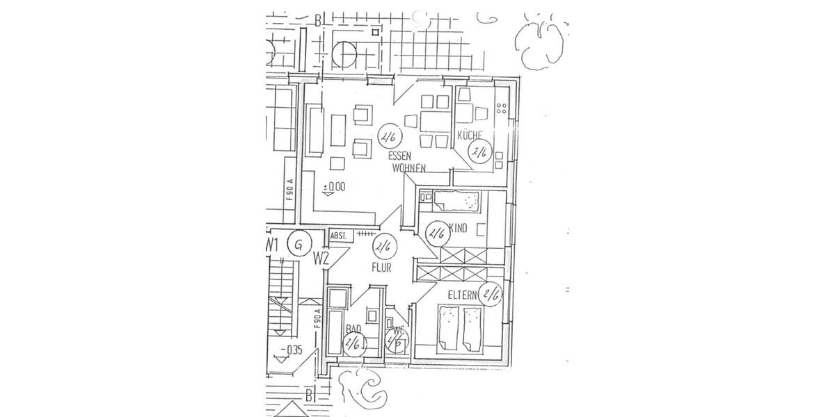 Schöne Erdgeschosswohnung im Zentrum von Schloß-Holte 3 zimmer