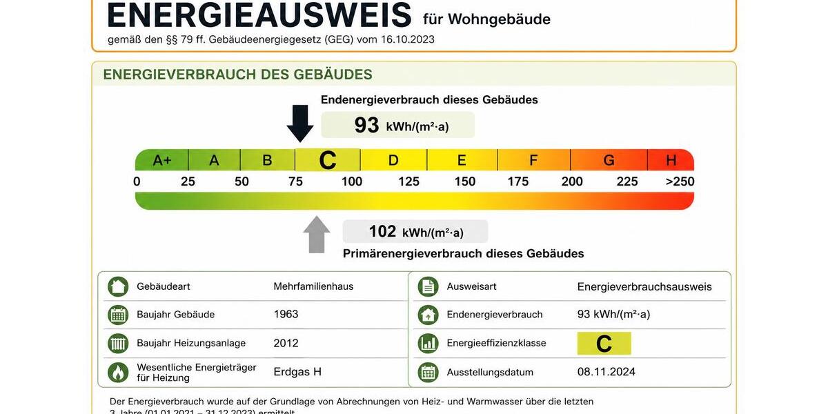 Etagenwohnung Bielefeld Sennestadt - 3 Zimmer, 72 m&sup2;, 169.000&euro; | Angebot:27018527