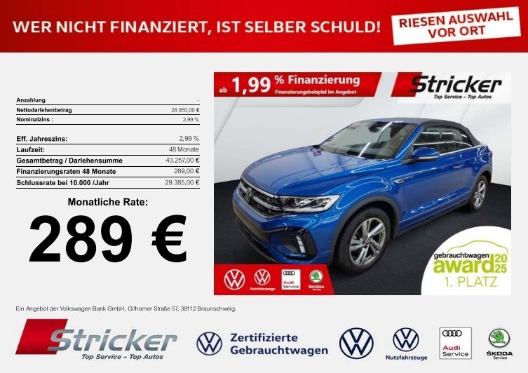 VW T-Roc 25.188 km 28.949 &euro; Horn-Bad Meinberg 32805