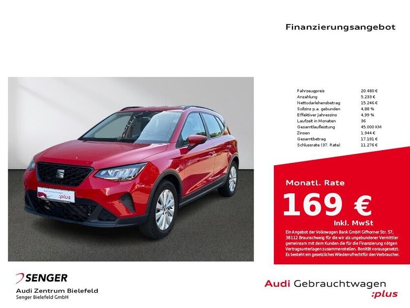 Seat Arona 19.104 km 20.180 € Bielefeld 33609