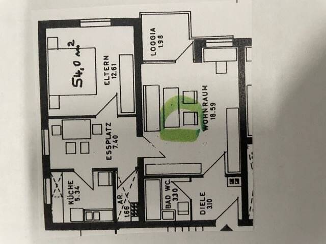 Etagenwohnung Oerlinghausen - 3 Zimmer, 54 m&sup2;, 95.000&euro; | Angebot:23982830