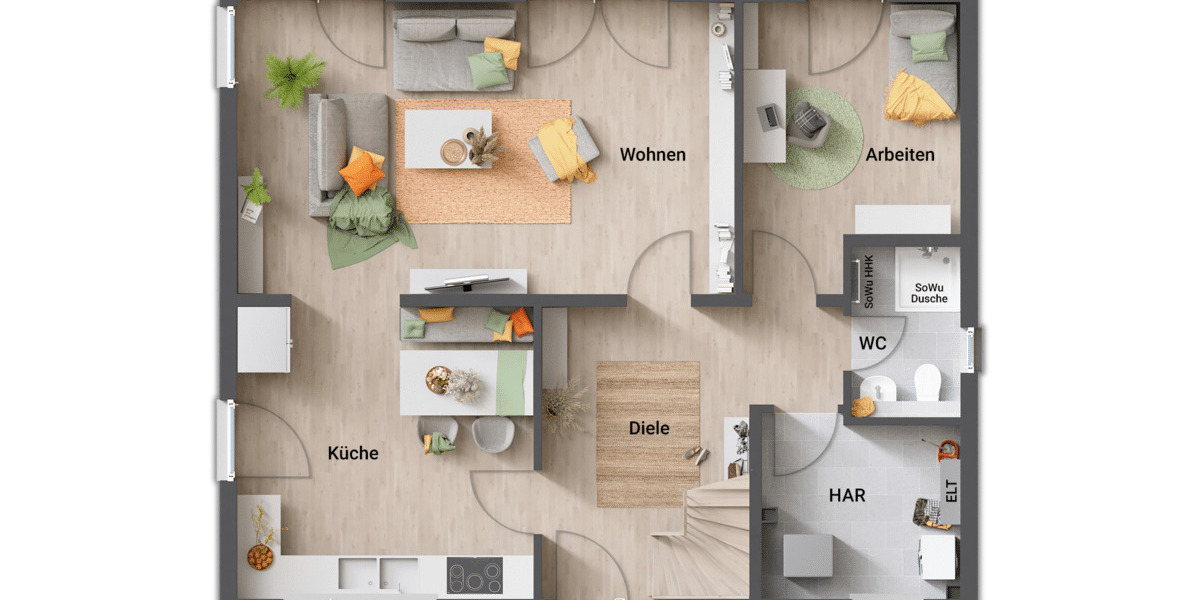 Mehrfamilienhaus, Wohnhaus Horn-Bad Meinberg Horn - 6 Zimmer, 155 m&sup2;, 438.760&euro; | Angebot:25706925