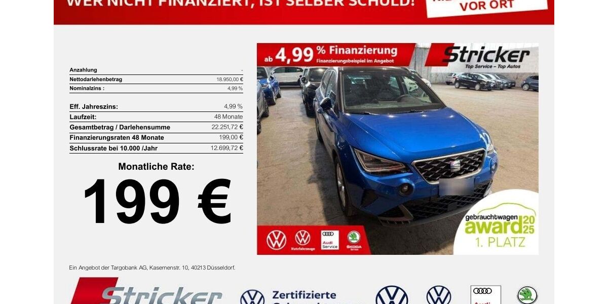 Seat Arona 14.912 km 18.949 &euro; Horn-Bad Meinberg 32805