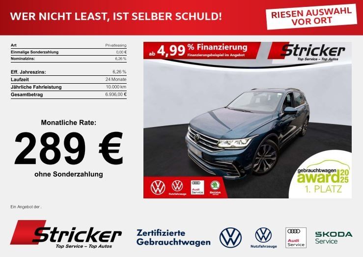 VW Tiguan 58.876 km 29.949 &euro; Detmold 32760