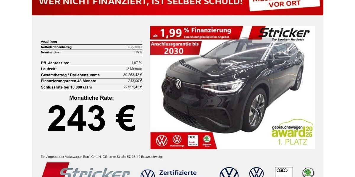 VW ID.5 11.784 km 35.949 € Detmold 32760