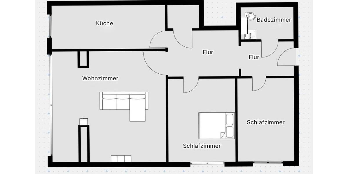 Renovierte 3 Zimmer Wohung 3 zimmer