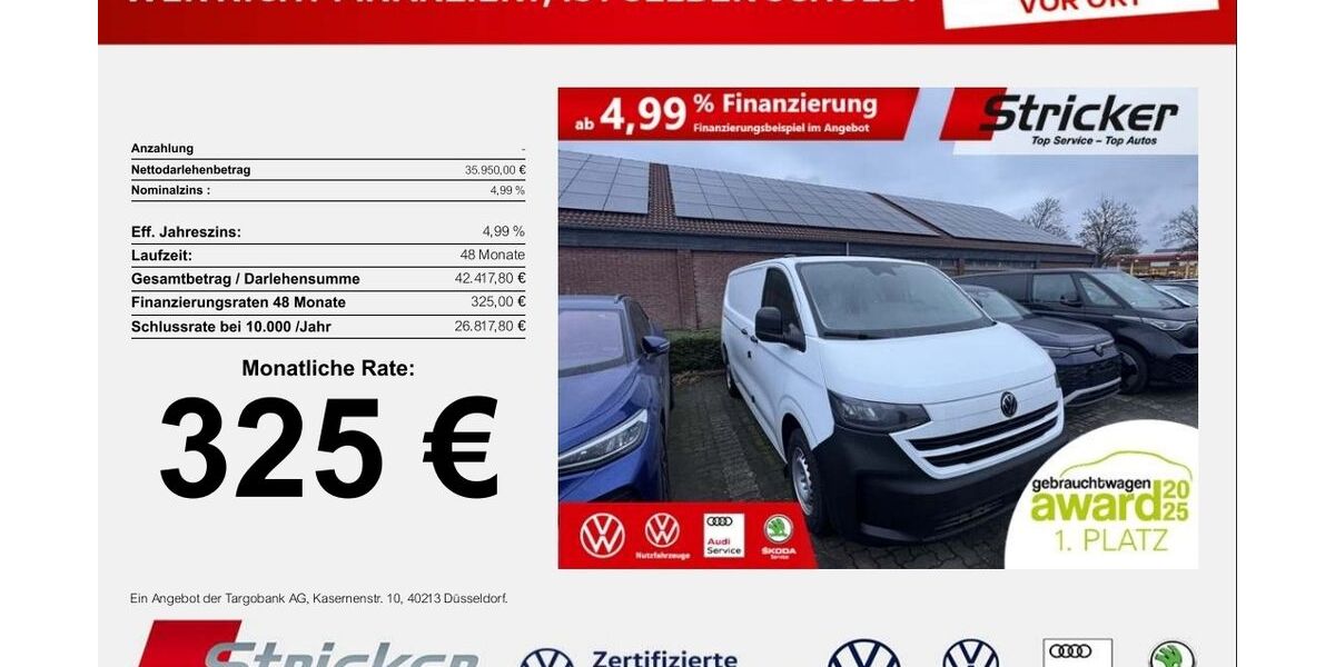 VW T7 Transporter 1.500 km 35.939 &euro; Horn-Bad Meinberg 32805