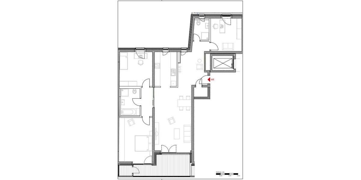 Etagenwohnung Paderborn Univiertel - 4 Zimmer, 129 m&sup2;, 1.300&euro; | Angebot:25384572