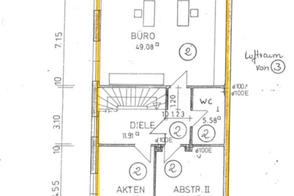3 Zimmer Büro OG in Verler Industriegebiet zimmer