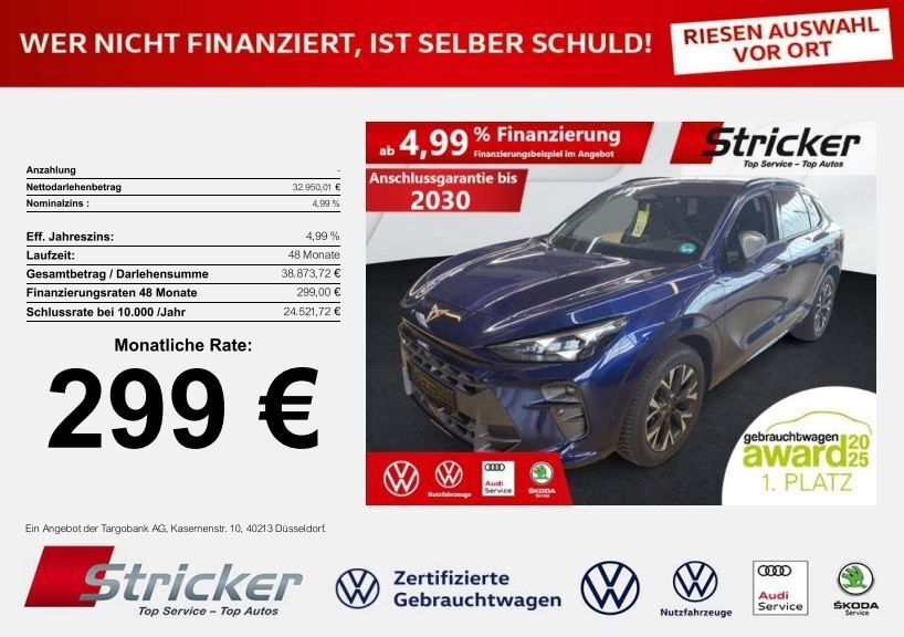 Cupra Terramar 26.538 km 32.449 € Detmold 32760