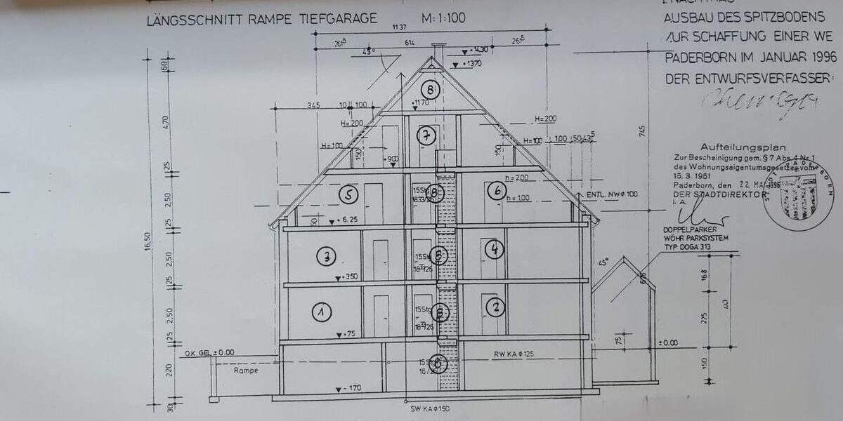 Etagenwohnung Paderborn Kernstadt - 3 Zimmer, 91 m&sup2;, 268.000&euro; | Angebot:24790627
