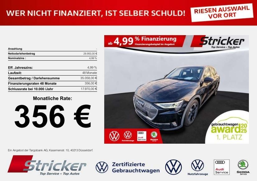 Audi e-tron 17.040 km 29.949 &euro; Horn-Bad Meinberg 32805