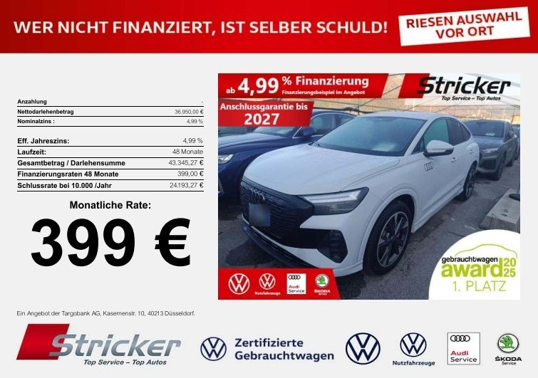 Audi Q4 e-tron 13.113 km 36.949 &euro; Detmold 32760