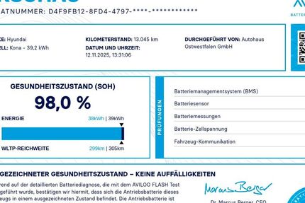 Hyundai KONA 12.000 km 19.400 € Bad Lippspringe 33175