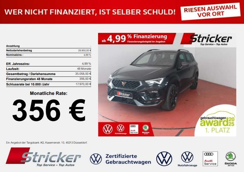 Cupra Ateca 17.464 km 29.949 &euro; Horn-Bad Meinberg 32805