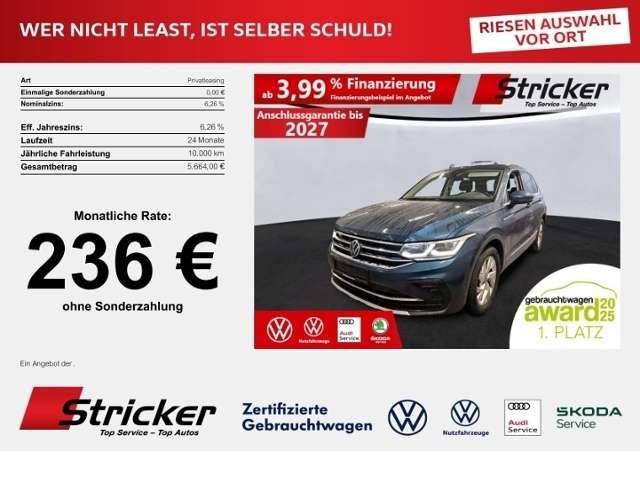 VW Tiguan 57.703 km 25.949 &euro; Detmold 32760