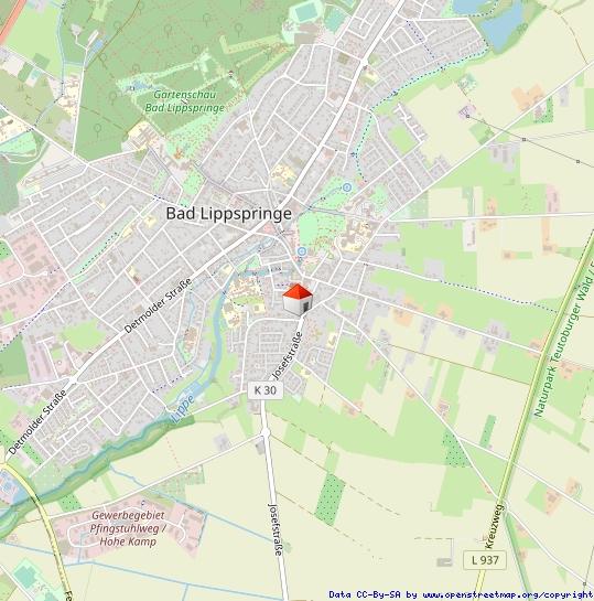 Erdgeschoßwohnung Bad Lippspringe - 2 Zimmer, 65 m&sup2;, 580&euro; | Angebot:26420228