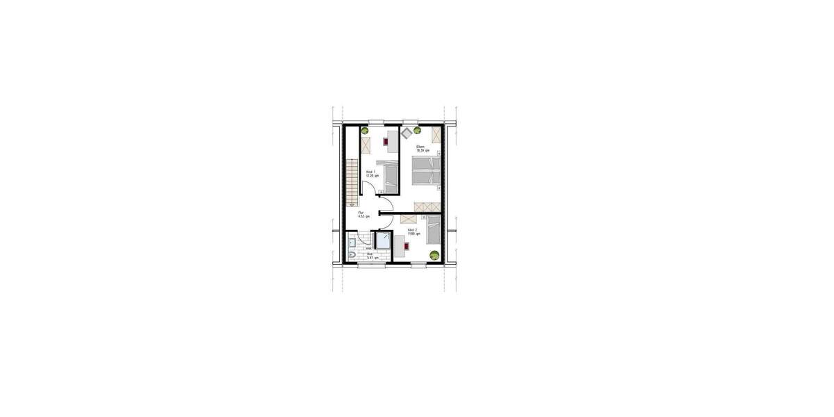 Reihenendhaus Bielefeld Sennestadt - 3 Zimmer, 100 m&sup2;, 389.000&euro; | Angebot:24609114
