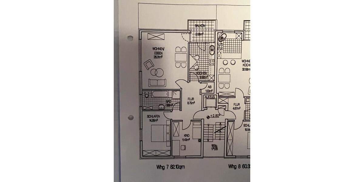 Etagenwohnung Paderborn - 3 Zimmer, 82 m&sup2;, 330.000&euro; | Angebot:23906226