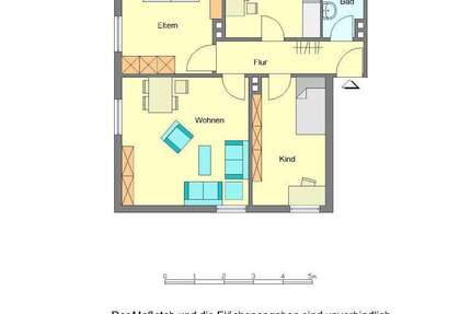 Wohnung Detmold Mindener Hof - 3 Zimmer, 62 m&sup2;, 459&euro; | Angebot:27098291
