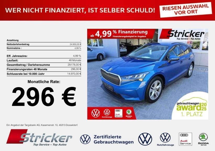 Skoda Enyaq 37.890 km 24.949 € Detmold 32760