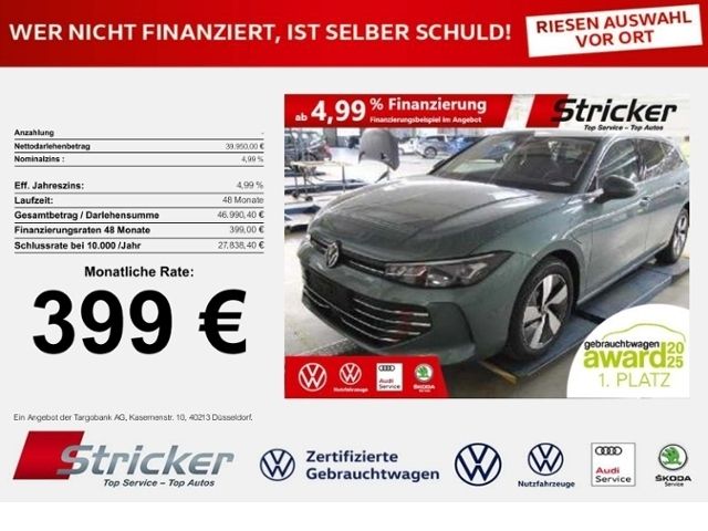 VW Passat Variant 1.500 km 39.939 &euro; Horn-Bad Meinberg 32805