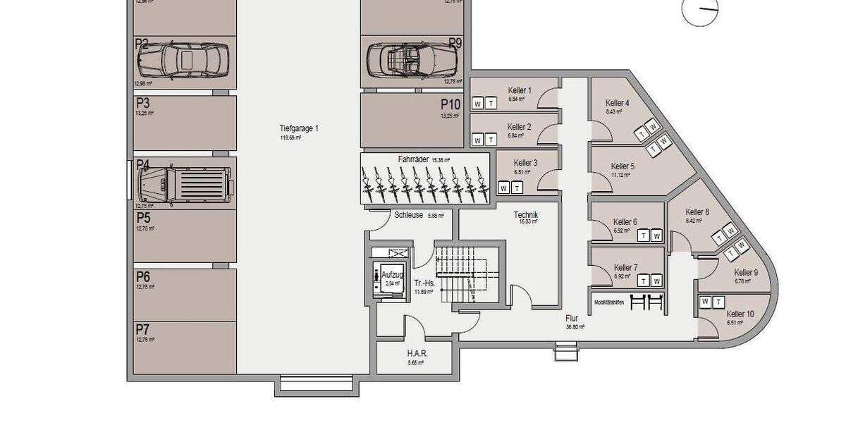 Etagenwohnung Paderborn Elsen - 2 Zimmer, 90 m&sup2;, 419.900&euro; | Angebot:25741553