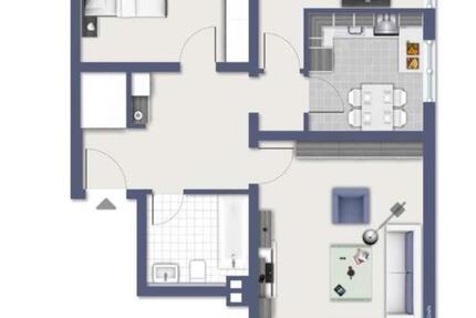3 Zimmer Wohnung Nähe Uni