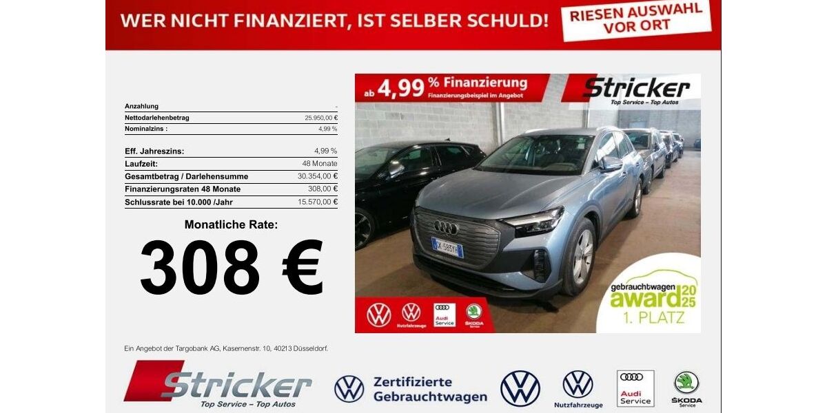 Audi Q4 e-tron 32.400 km 25.949 &euro; Horn-Bad Meinberg 32805
