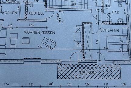 Schöne 2 ZKB Wohnung mit Balkon u. Carport direkt in Warburg.