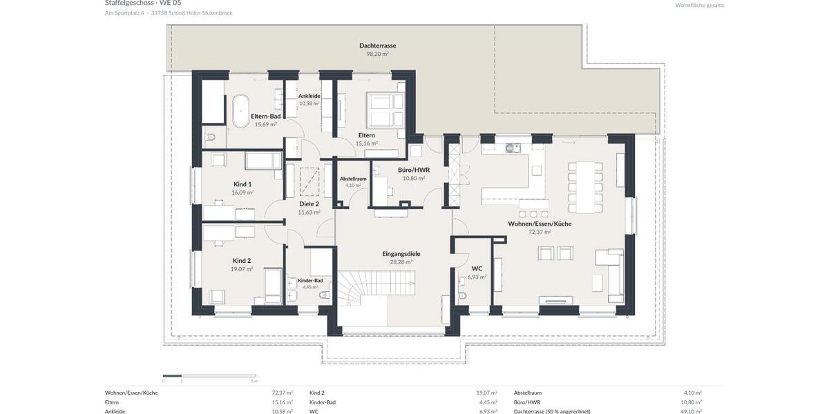 Einfamilienhaus Schloß Holte-Stukenbrock Stukenbrock - 6 Zimmer, 264 m&sup2;, 3.200&euro; | Angebot:27541538