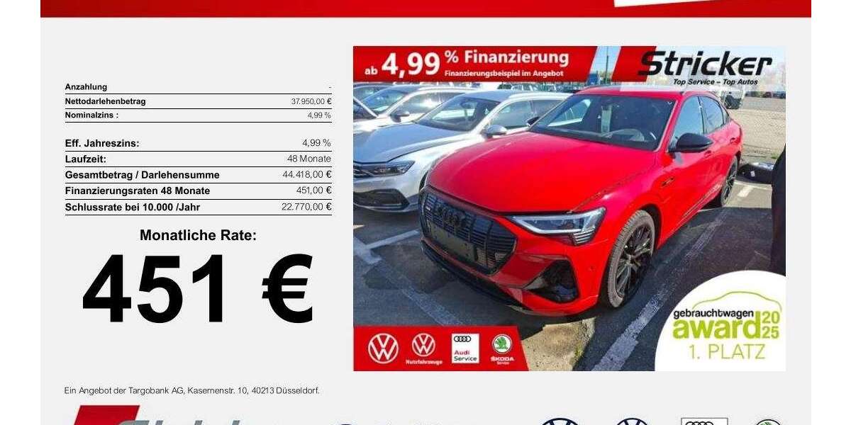 Audi e-tron 38.758 km 37.949 &euro; Detmold 32760