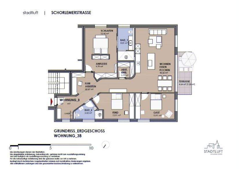 Etagenwohnung Paderborn Kernstadt - 4 Zimmer, 137 m&sup2;, 799.900&euro; | Angebot:25776330