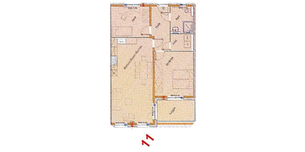 Etagenwohnung Paderborn Neuenbeken - 3 Zimmer, 85 m&sup2;, 1.200&euro; | Angebot:26649215