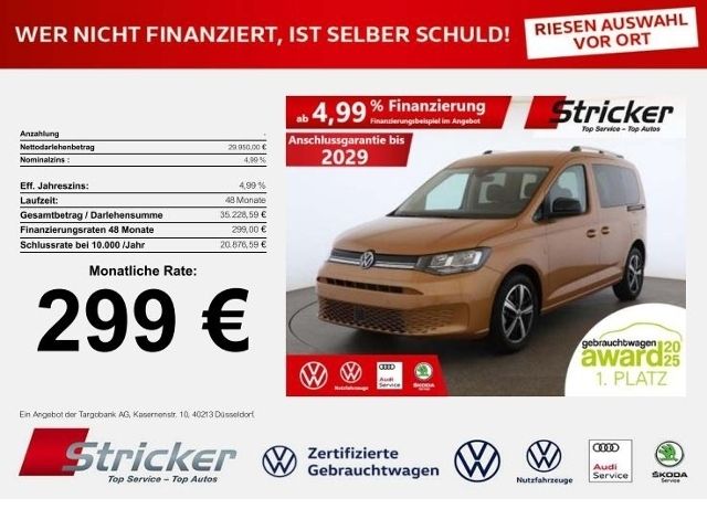 VW Caddy 4.136 km 29.939 € Horn-Bad Meinberg 32805