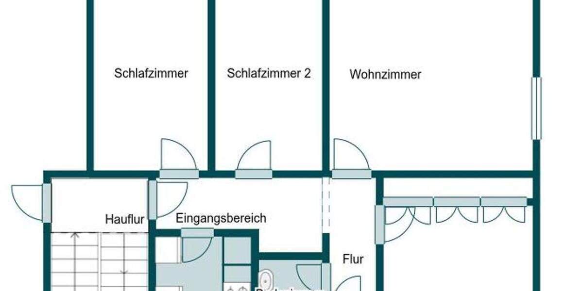 Etagenwohnung Paderborn Schloß Neuhaus - 4 Zimmer, 87 m&sup2;, 169.000&euro; | Angebot:25719180